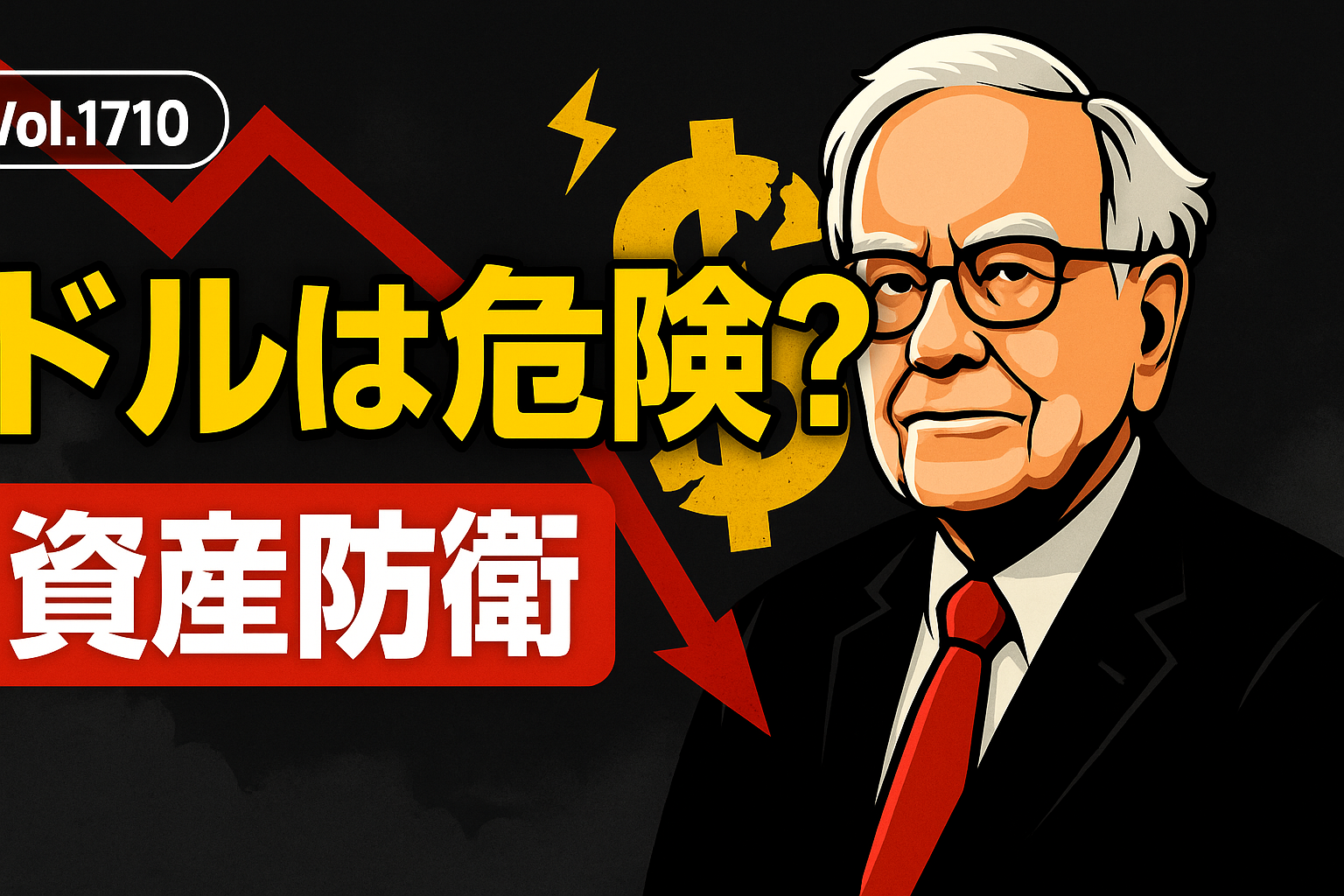 Vol.1710：米ドルの未来は危険？バフェットが語る資産防衛と通貨リスク